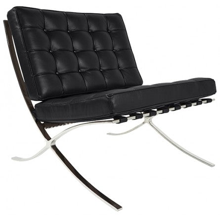 Barcelona Style Single Seater Black