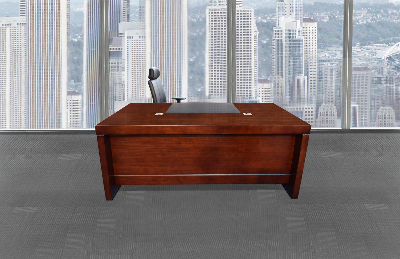 Fitzwilliam Walnut Veneer Executive Desk