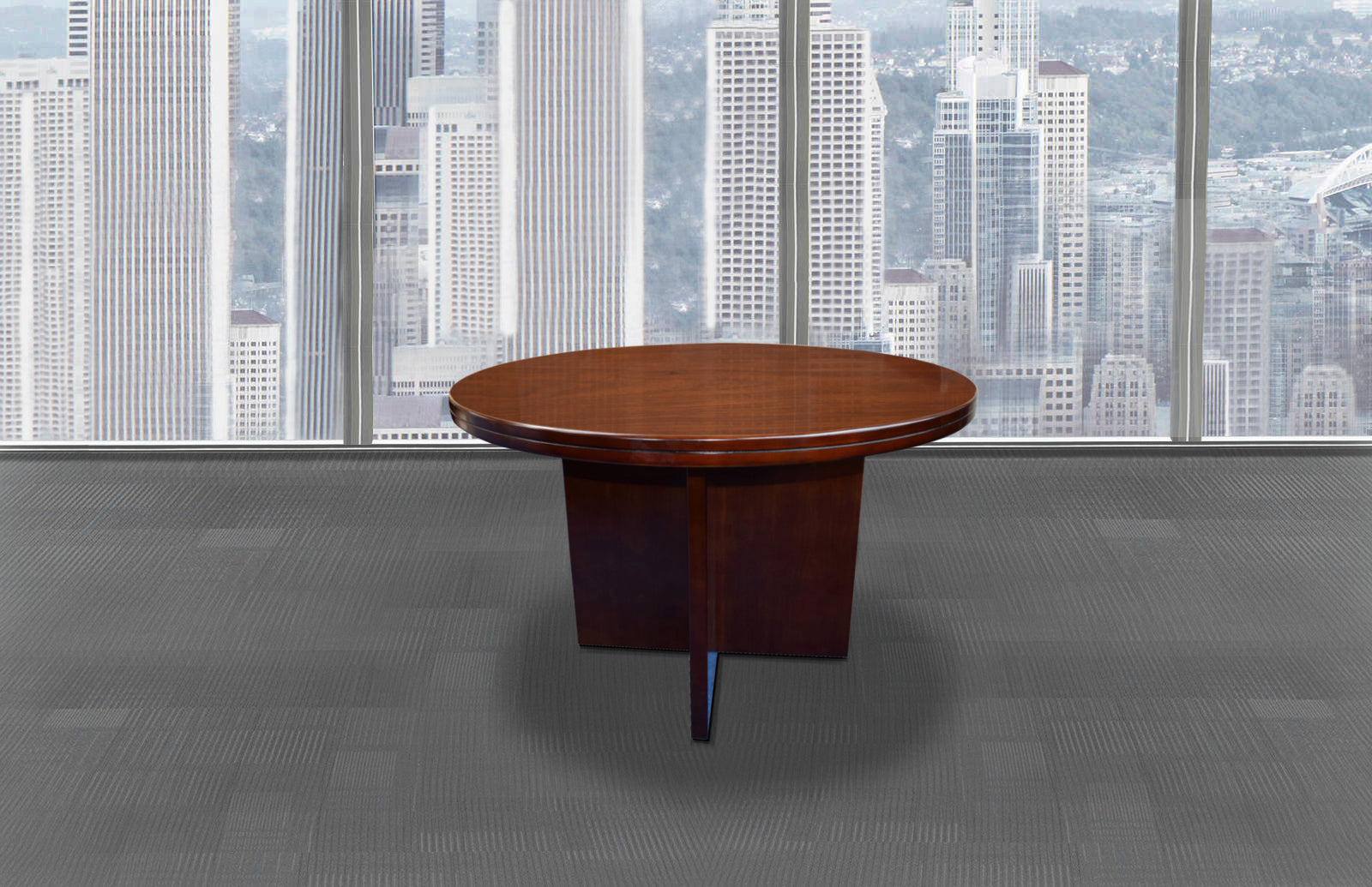 1.2m Walnut Veneer Meeting Table