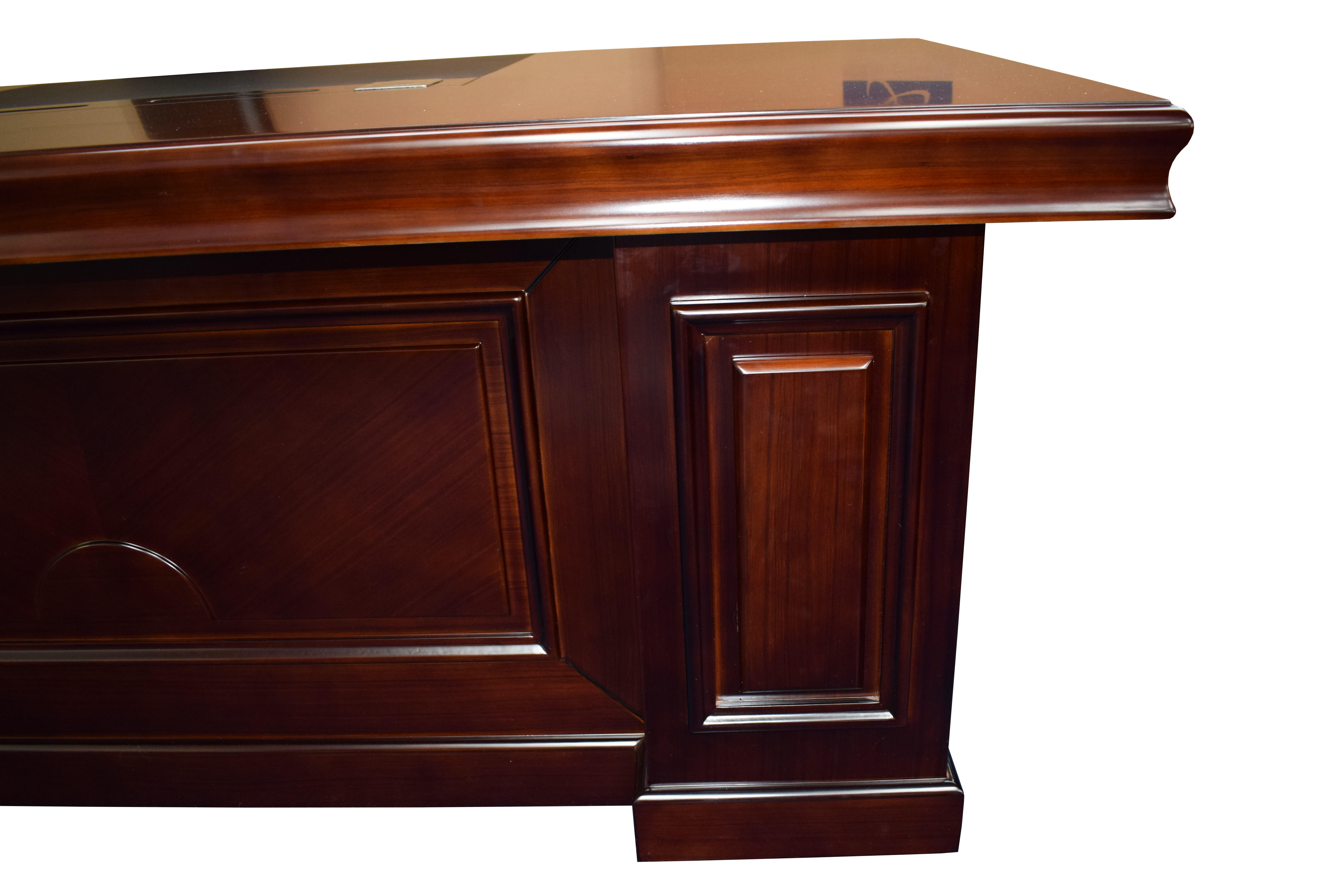 Conrad Walnut Veneer Executive Desk