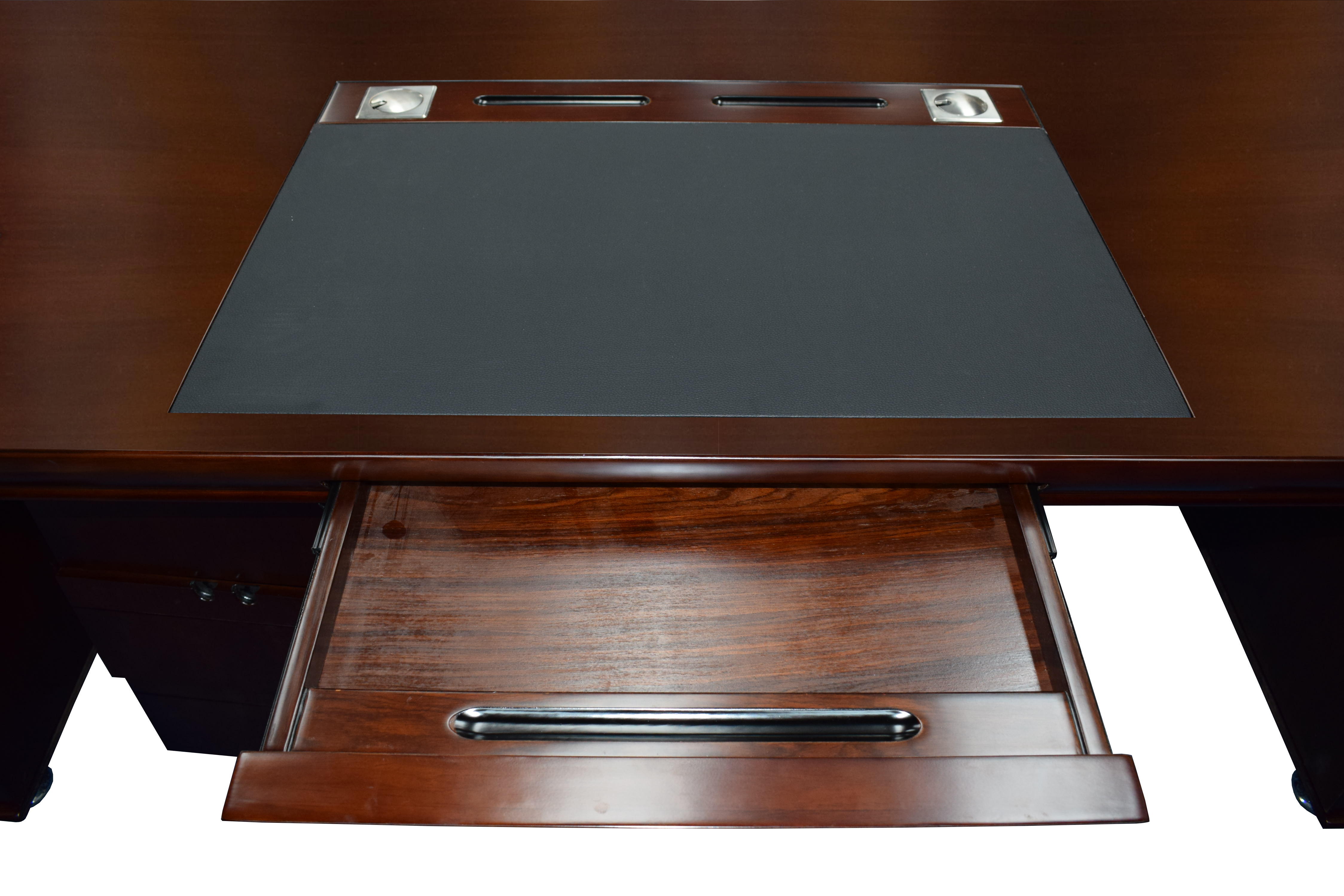 Conrad Walnut Veneer Executive Desk